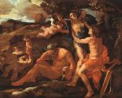 Apollo and Daphne - 尼古拉斯·普桑